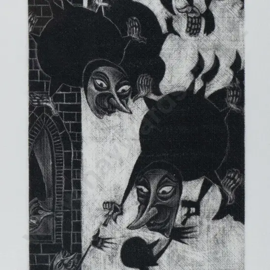 APT '94 Dunedin - framed ltd edition print 1/15 "Blown Out" H-280 W-135