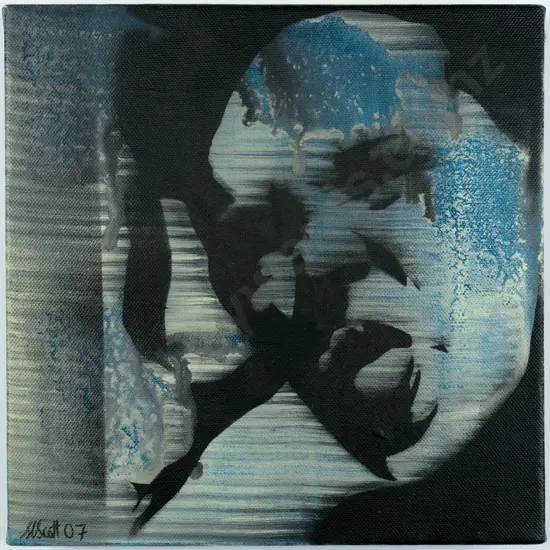 Sophie Scott - boxed mixed on canvas "The WInd Changed" H-250 W-250