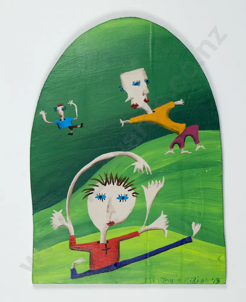 acrylic on wood - Jay and Filipa 2013 "Archie" Image 1++
