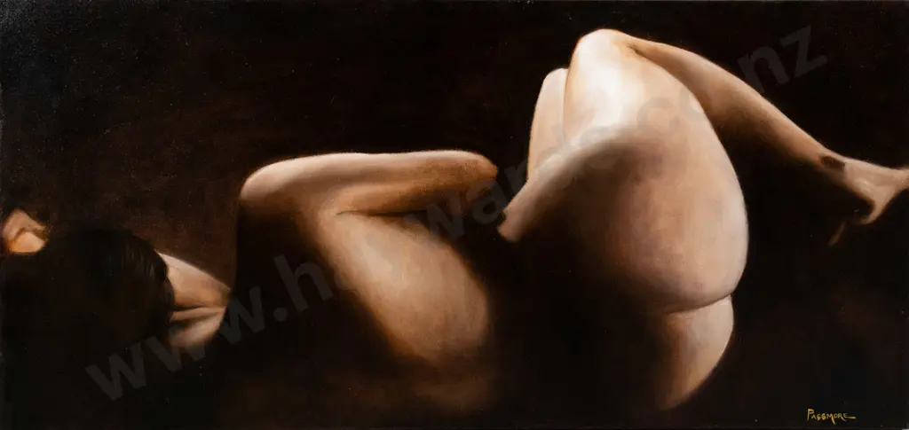 Passmore 2007 - boxed oil on canvas "Angela Nude" H-510 W-1010 Image 1++