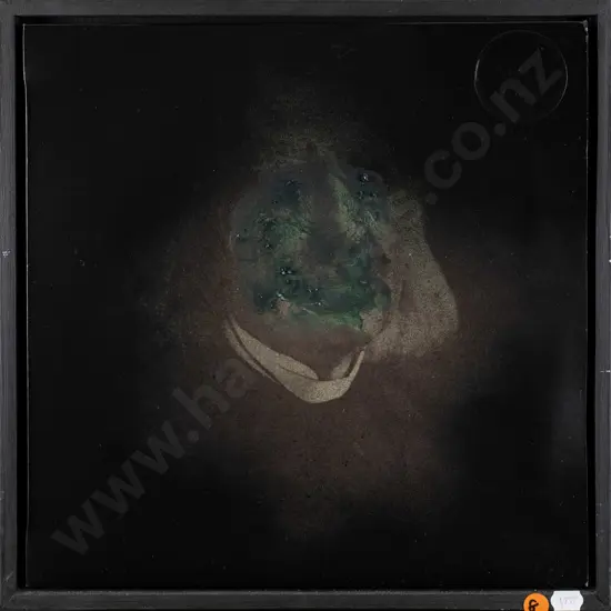 Nick Harte 2020 - framed mixed media "Il na etreint que sa mort" H-310 W-310