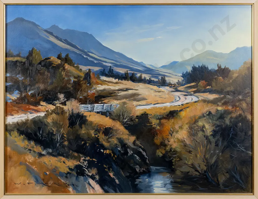 W F Moore '04 -framed oil "Autumn Morning Dansey's Pass H-490 -640 Image 1++