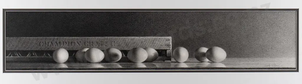 Geoff Williams - framed pencil "Less than a dozen H-130 W-640 Image 1++