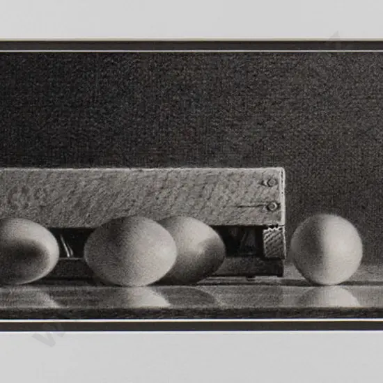 Geoff Williams - framed pencil "Less than a dozen H-130 W-640