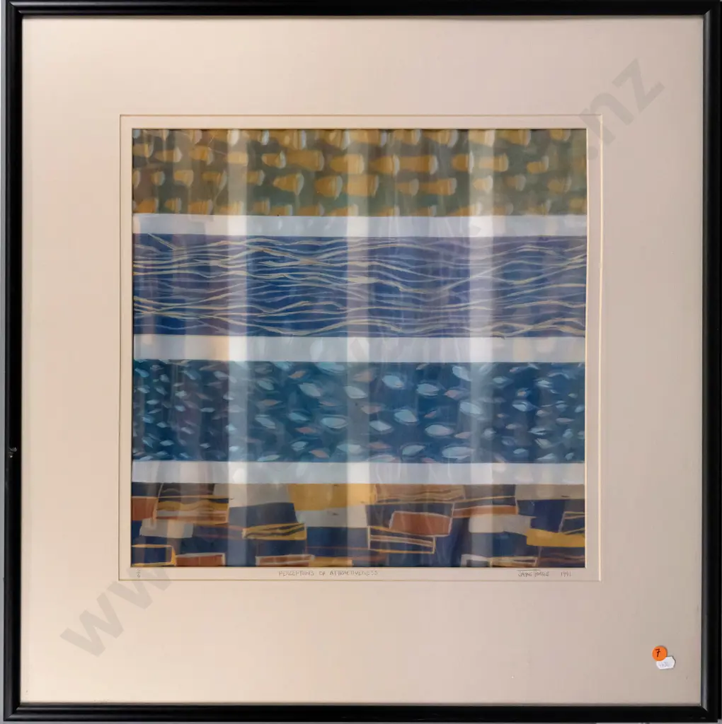 Jayne Hoare 1991 - framed ltd edition print 2/4 "Perceptions of Attractiveness H-420 W-440 Image 1++