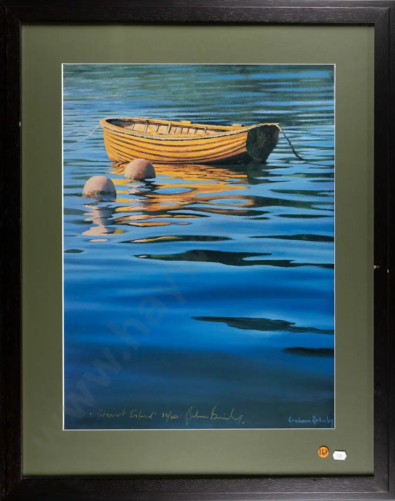 signed Grahame Brinsley digital print 32/480 "Stewart Island" H-470 W-360 Image 1++