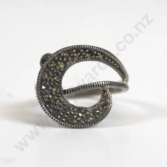 marcasite ring stamped 925