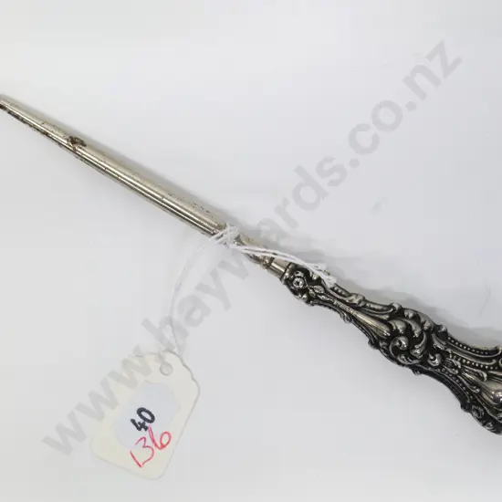 silver boot hook