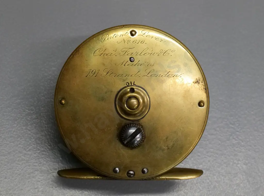 Farlow London fishing reel with bakelite knob - diameter 80 Image 1++