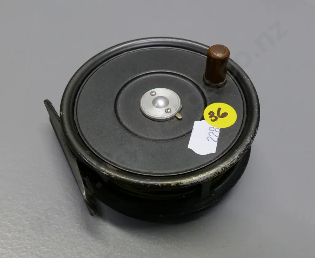 Hardy Bros. Uniqua 3 3/8" fishing fishing reel. Diameter 80 Image 1++