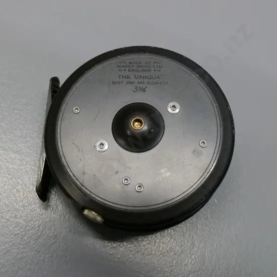 Hardy Bros. Uniqua 3 3/8" fishing fishing reel. Diameter 80