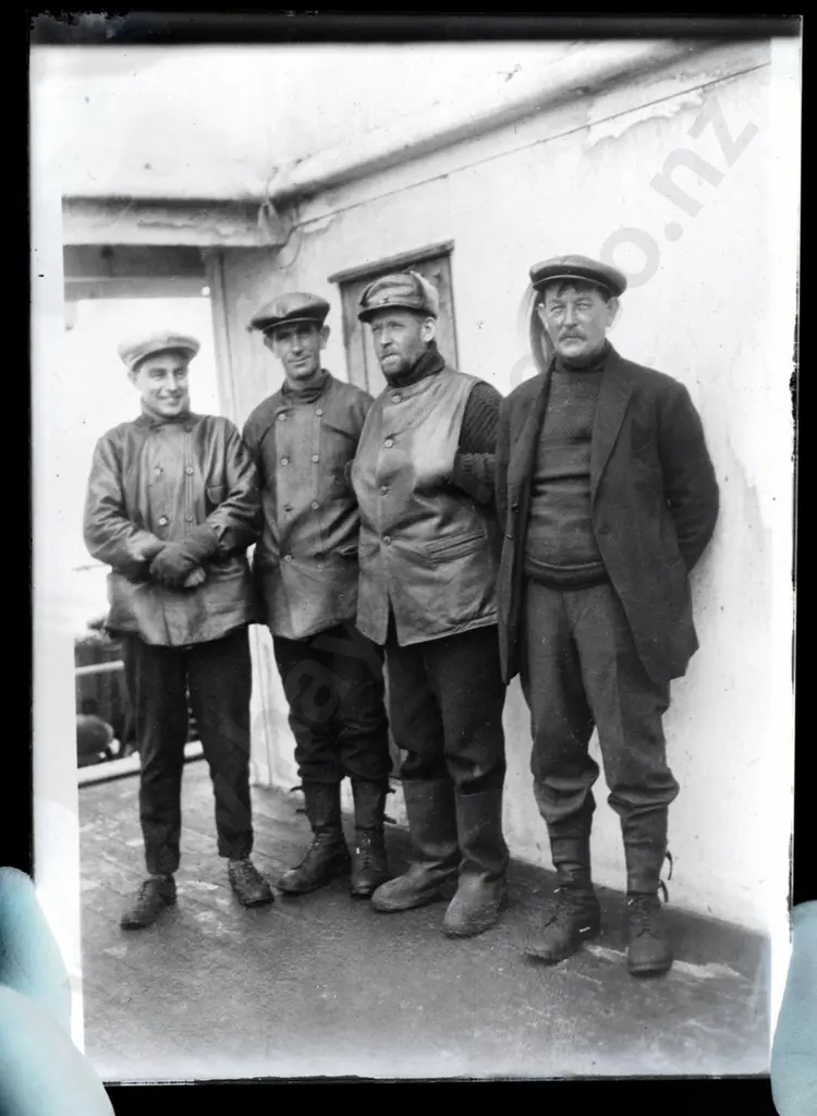 EA Philips studio? 3 boxes glass plate negatives: whaling, bush sawmill, Bluecliffs Landing, etc. Image 1++