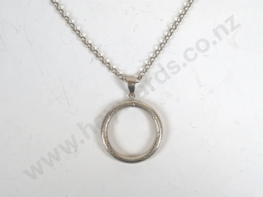 silver necklace stamped 925 Image 1++