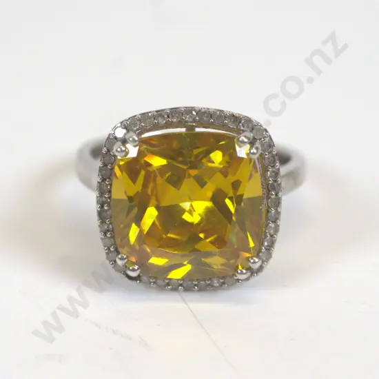 silver dress ring stamped 925