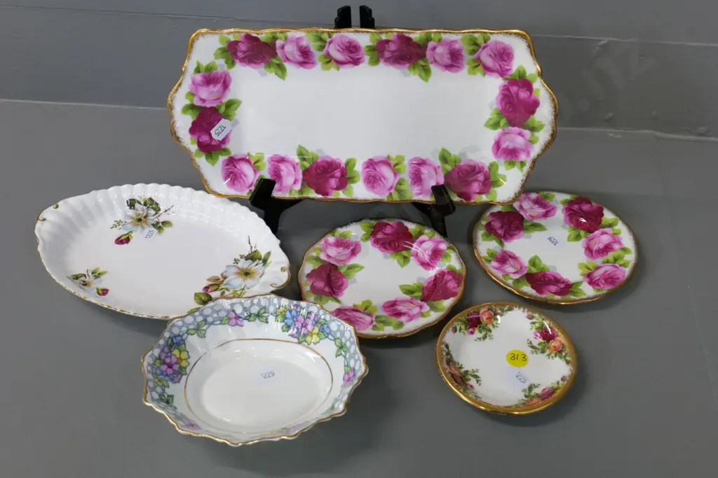 6 Royal Albert items - sandwich tray, sweet dishes etc. Image 1++