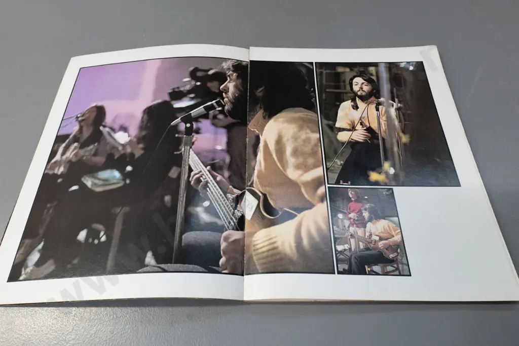 The Beatles - Get Back - original 1969 book of Ethan Russell photos, published by Apple - wear and loosening pages Image 1++