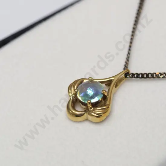 paua pearl necklace