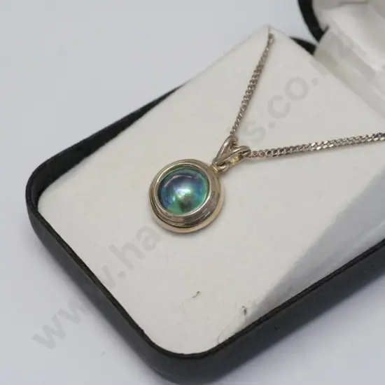 paua pearl necklace