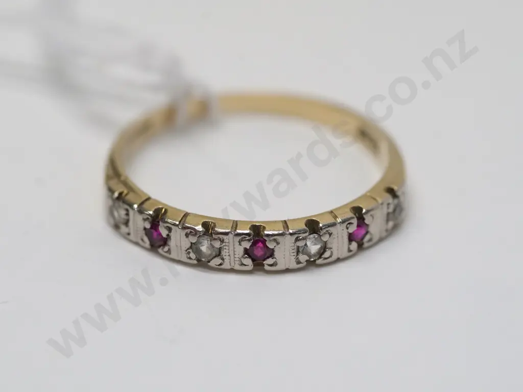 9ct eternity ring stamped Image 1++
