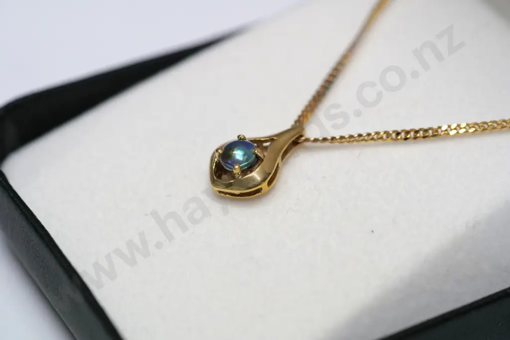 paua pearl necklace Image 1++