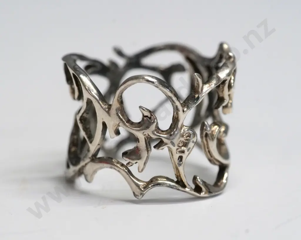 silver ring stamped stgs Image 1++