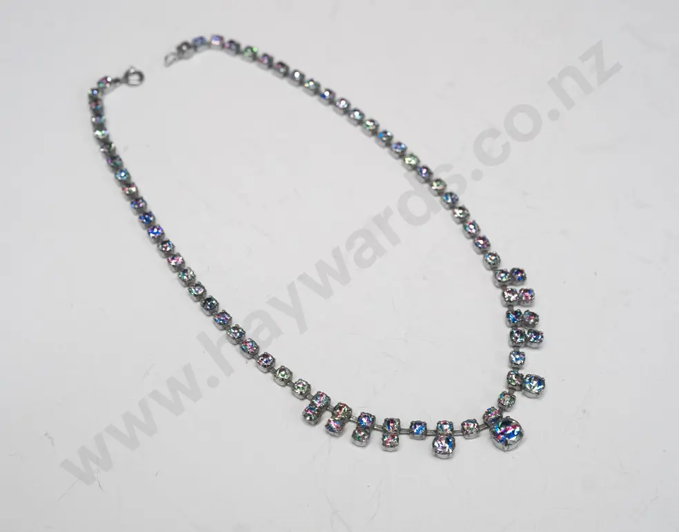 multi coloured crystal necklace Image 1++