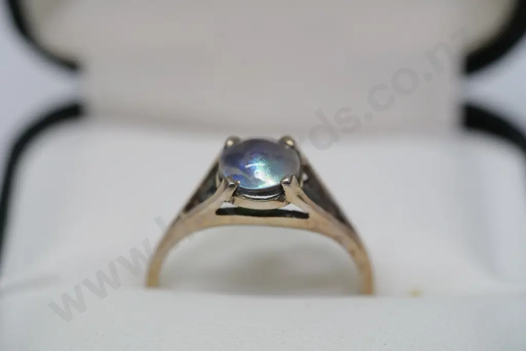 paua pearl ring stamped 925 Image 1++