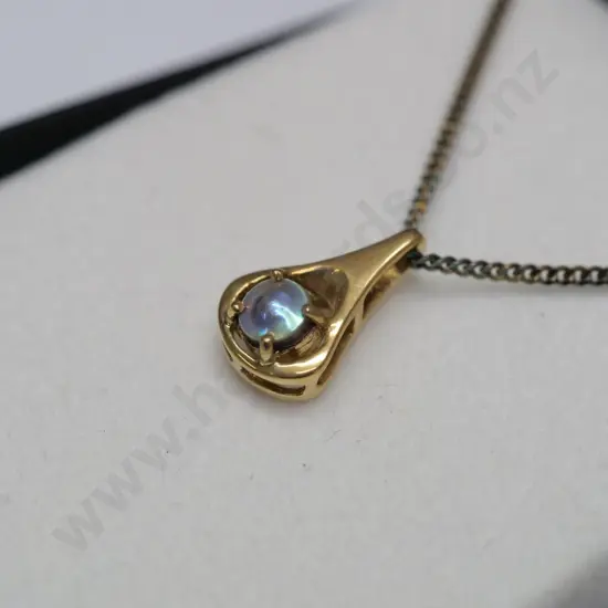 paua pearl necklace