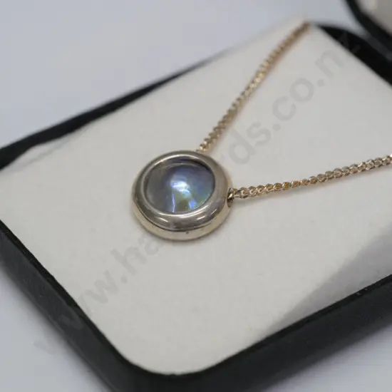 paua pearl necklace