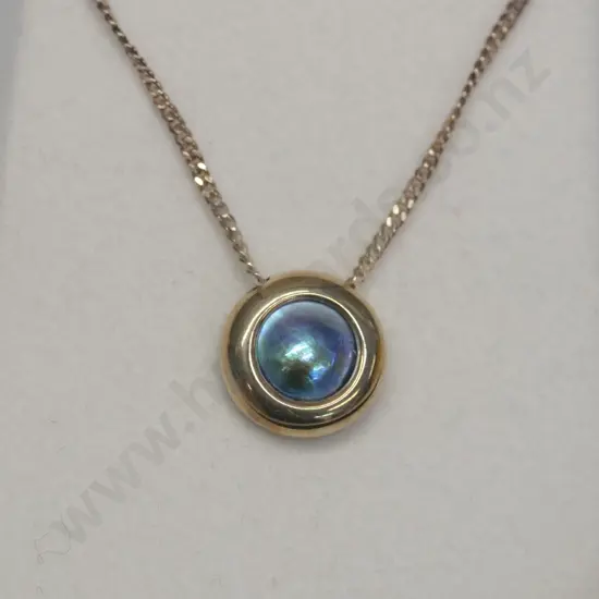 paua pearl necklace