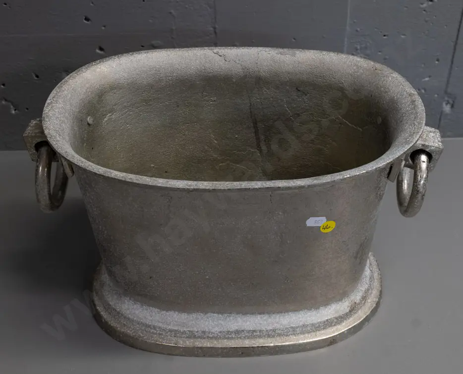 cast alloy wine cooler with ring handles H-230 W-380 D-220 Image 1++