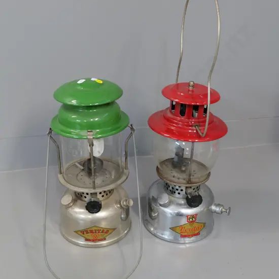 2 retro Veritas English white spirit lanterns - H-320 not including handle