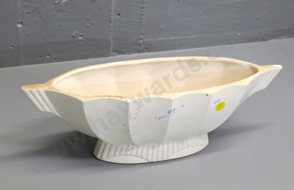 Crown Lynn cream glaze flower trough No. 668 H-120 L-330 Image 1++