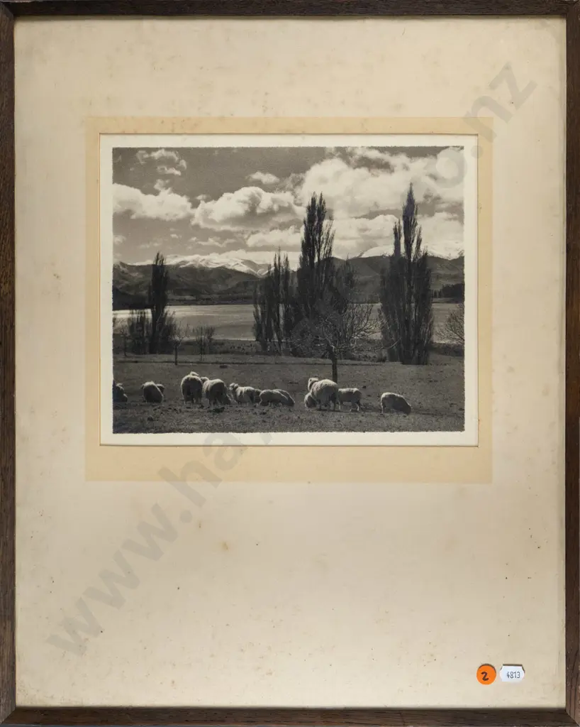 unsigned George Chance?  - framed black and white photograph (extensive foxing to surround) H-200 W- Image 1++