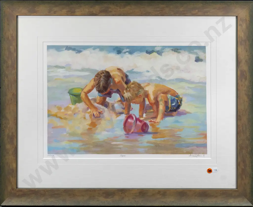 Lucelle Raad - framed ltd edition print "Diggers" 363/400 Image 1++