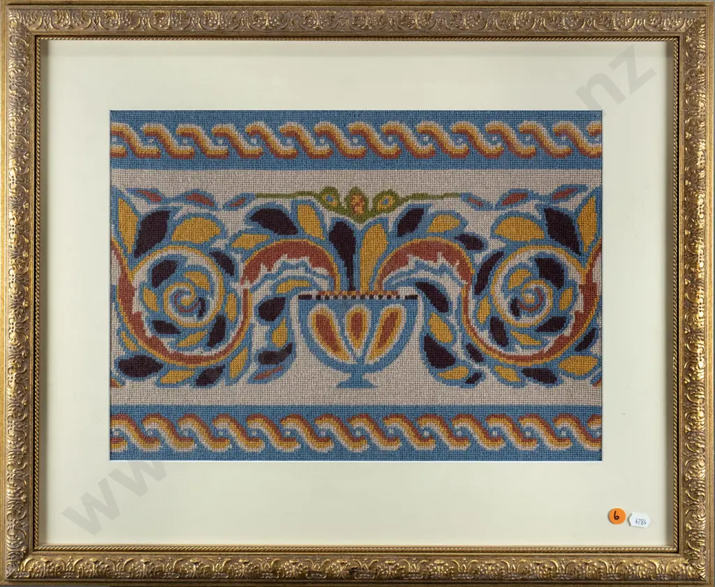 gilt framed needlework - H-300 W-420 Image 1++