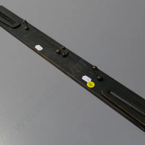 WWII-era map reading / sighting device - stamped A&A LD. MKII L-460