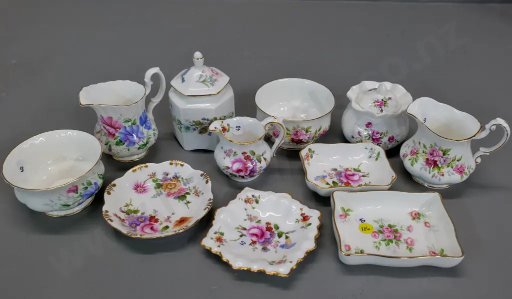 English bone china - various Royal Albert and Royal Crown Derby items Image 1++