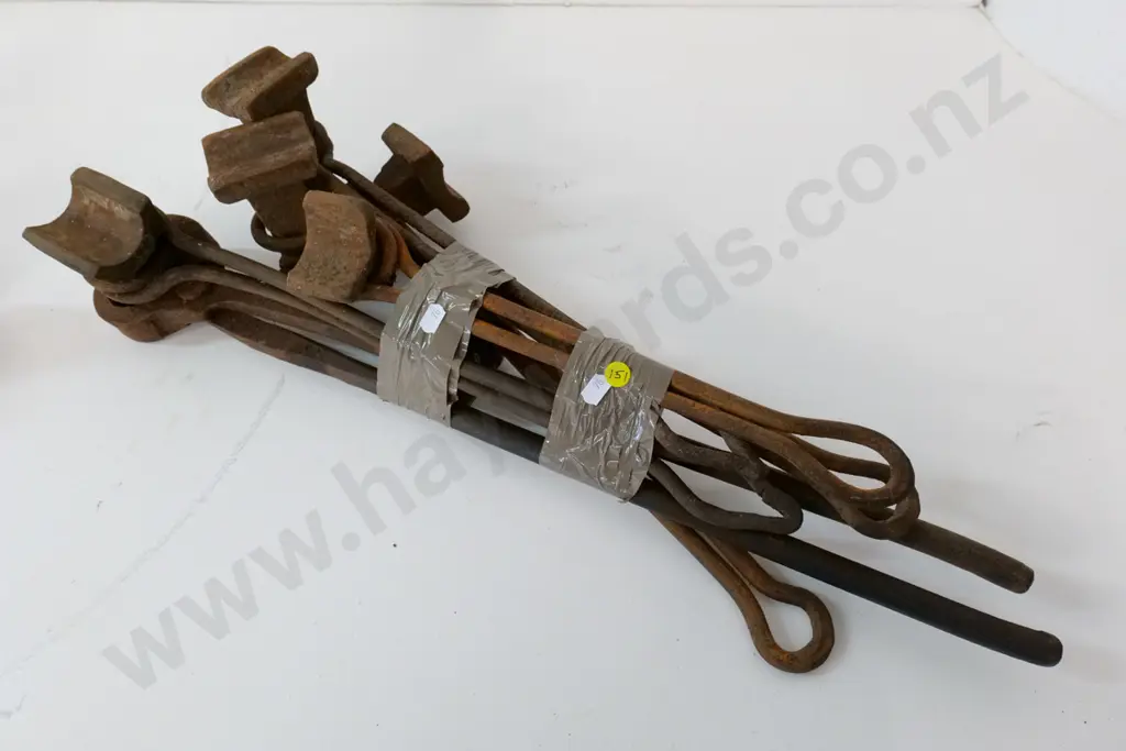 vintage wheelright / blacksmith tools from workshop of James Clark (1853-1944) Balclutha. Approx. L-600 Image 1++