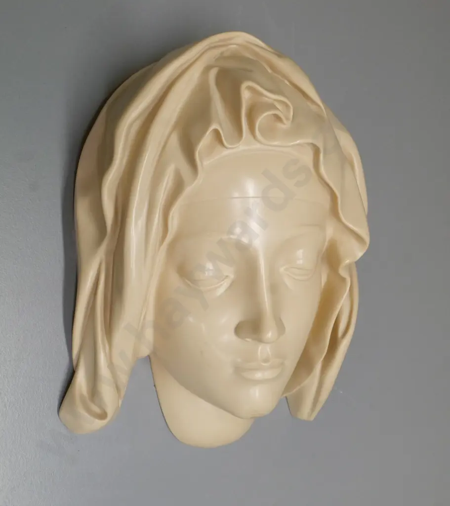 Metropolitan Museum of Art reproduction composite wall head - Michelangelo's Pieta H-340 W240 Image 1++