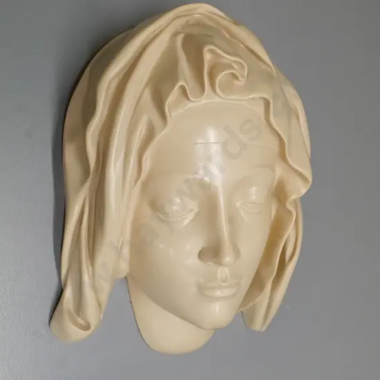 Metropolitan Museum of Art reproduction composite wall head - Michelangelo's Pieta H-340 W240