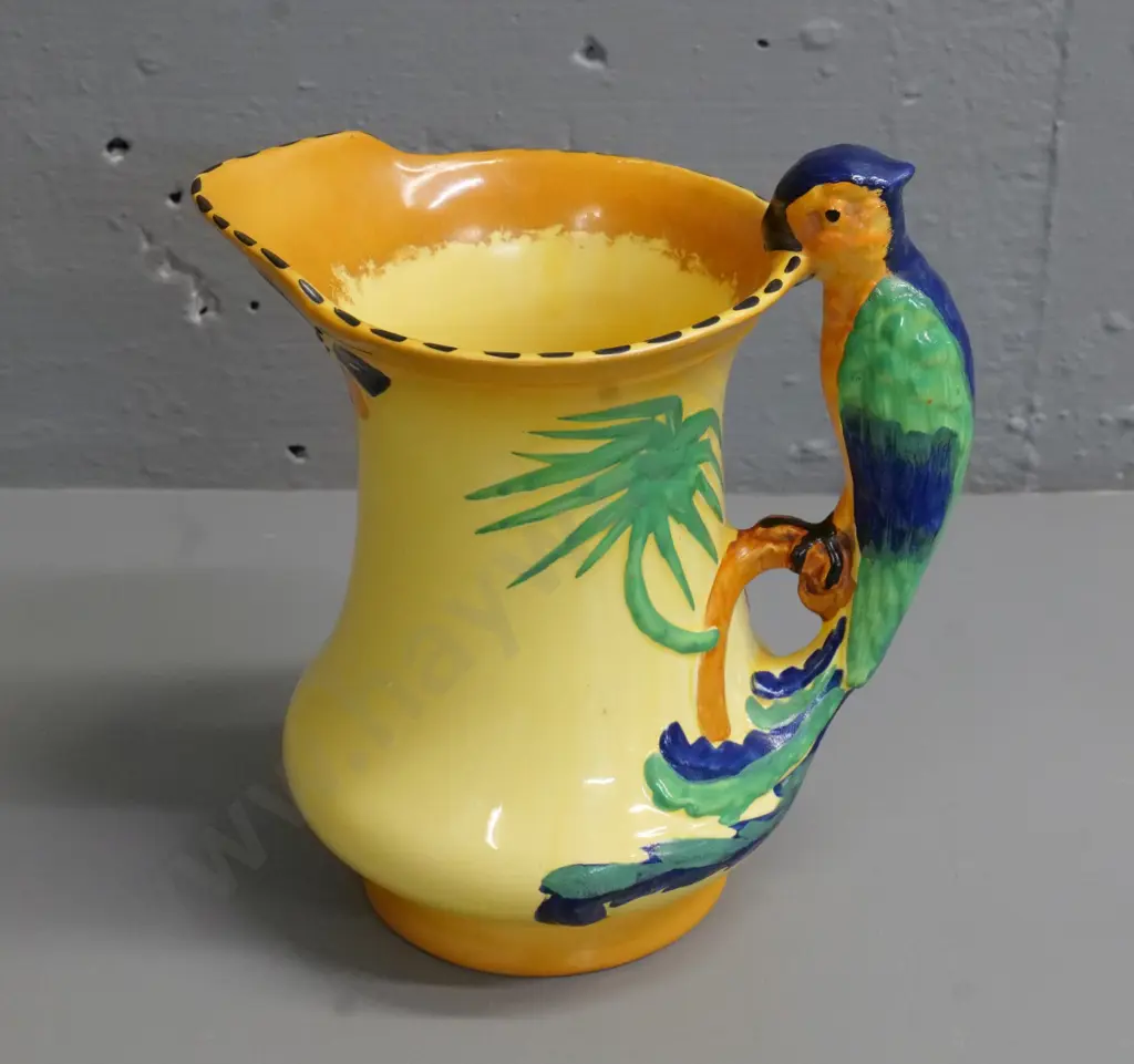 Burleigh parrot handle jug H-190 W-180 Image 1++