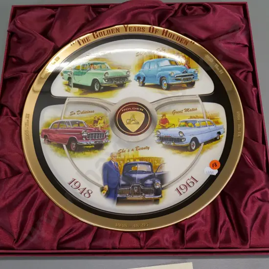 Bradford Exchange Holden Years of Holden collector's plate D-300, in original box - limited edition of 1948