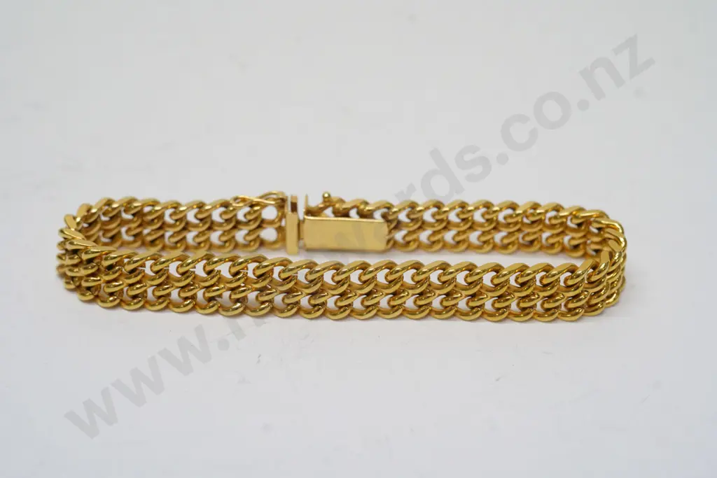 chain link bracelet stamped ster Image 1++
