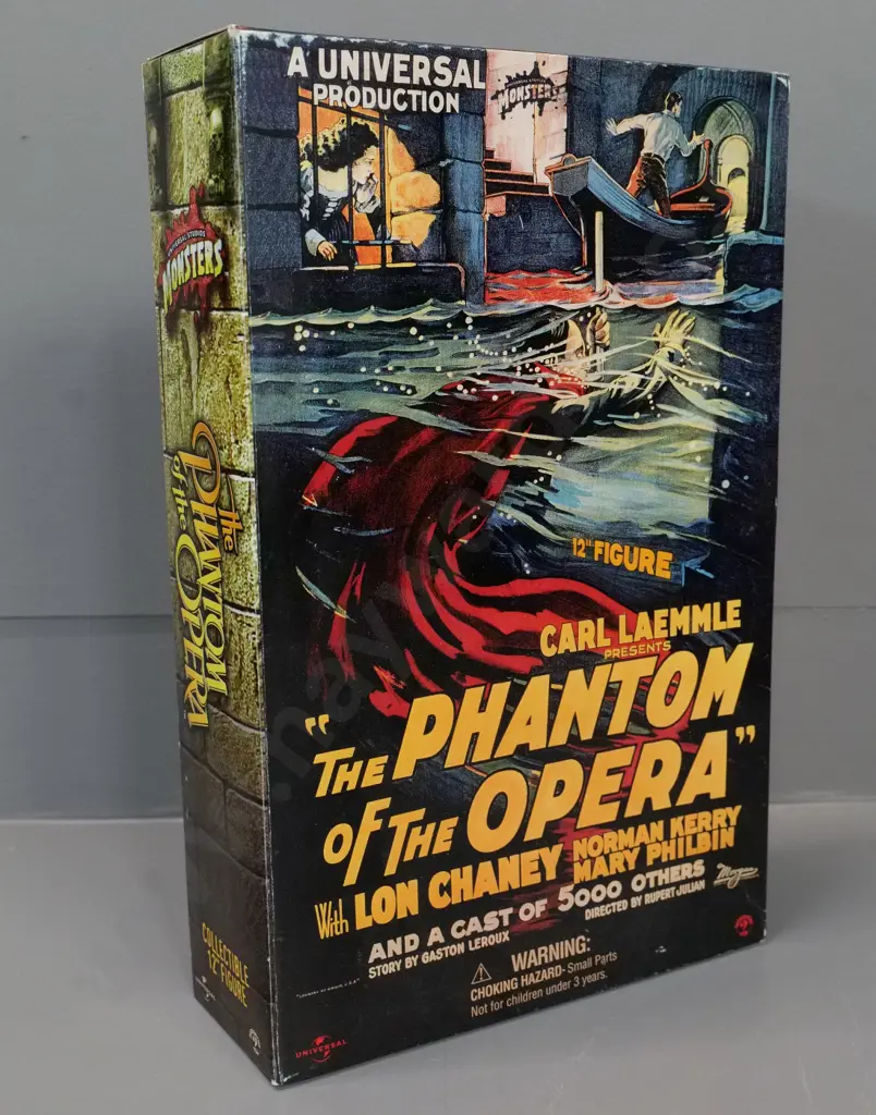 Universal Studios Monsters collectable 12" figure in original box - Lon Chaney in Phantom of the Opera Image 1++