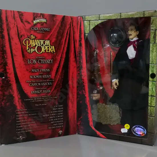 Universal Studios Monsters collectable 12" figure in original box - Lon Chaney in Phantom of the Opera