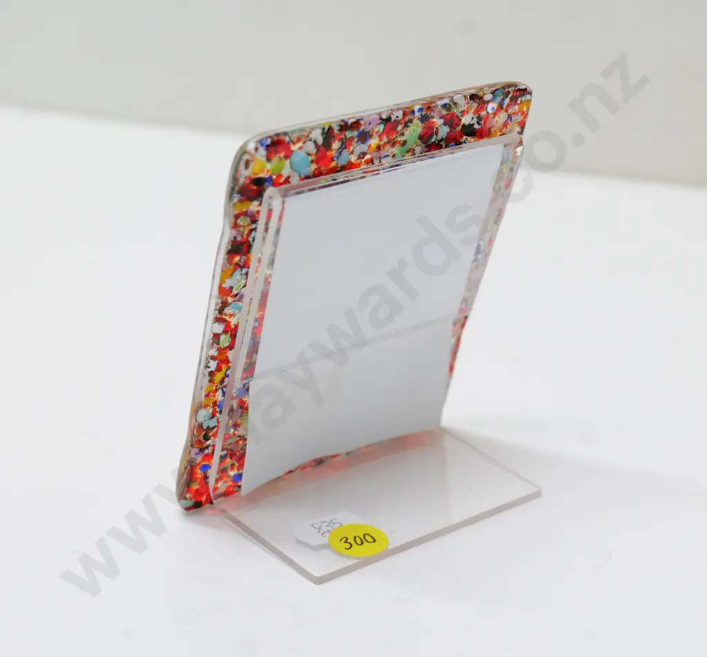 small Vecchia Murano glass picture frame H-105 W-80 Image 1++