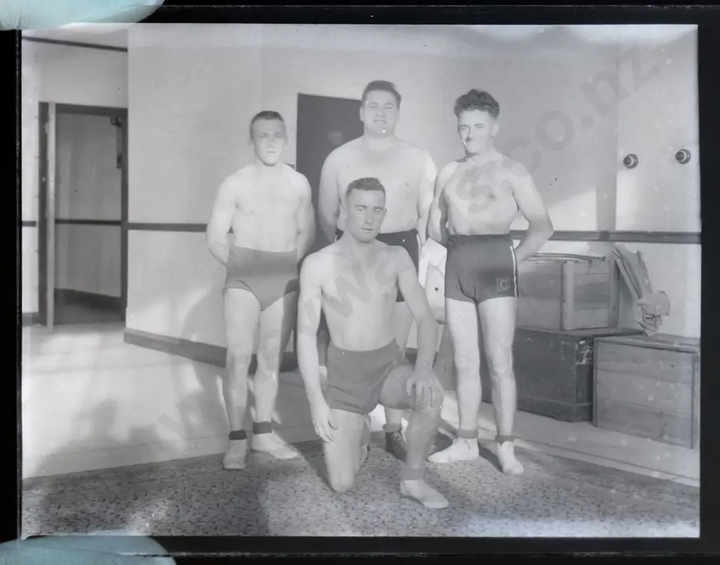 2 boxes of quarter plate glass negatives, photographer unknown - athletics, naval, advertisements, etc. Image 1++