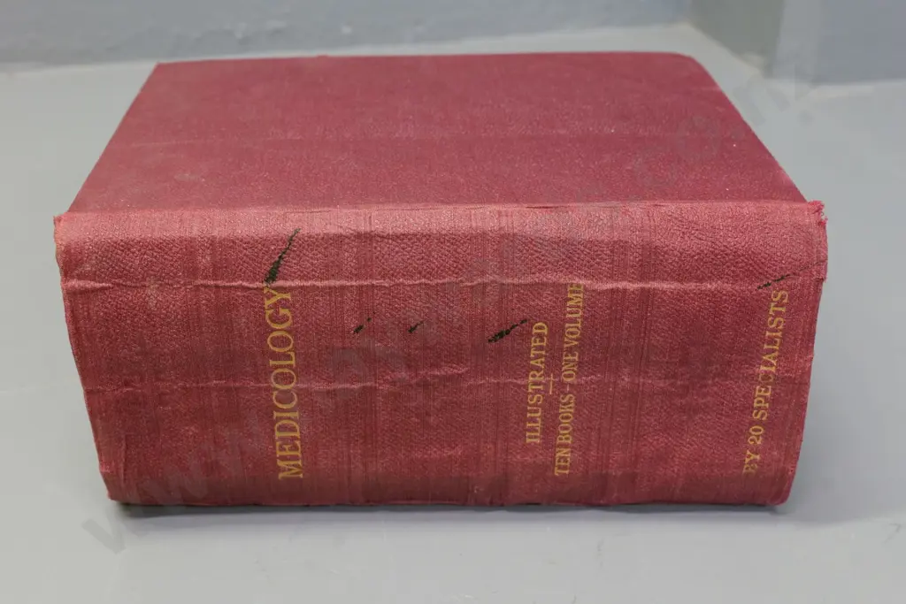 large illustrated medical book - Medicology - Richardson, pub. 1908 University Medical Society Image 1++