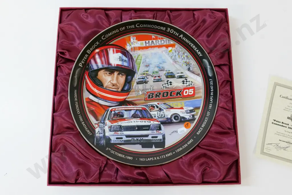 Bradford Exchange Peter Brock collector's plate D-300, in original box - 2010, 30th anniversary Image 1++